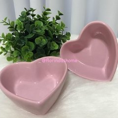 Mini Tigela de Coração Rosa - comprar online