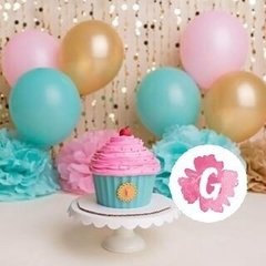 Pack 10 globos opacos: rosa, aqua y dorado en internet