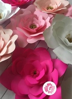 Flores Gigantes Decoración Eventos Casamientos 45 Y 50cm - tienda online