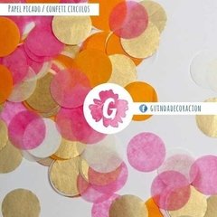 Confetti Colores con Dorado o Plateado Para Decorar Mesas - tienda online