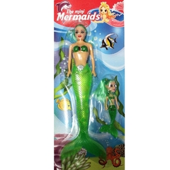 Muñeca Sirena Con Luz