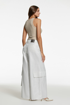 PANTALON RX WIDE LEG SILVER METALLIC en internet