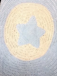 Deco tejida - Alfombra Estrella tejida al crochet - Amigurris