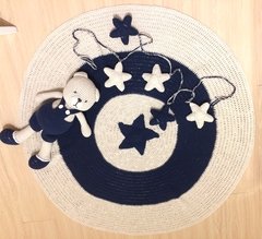 Deco tejida - Alfombra Estrella tejida al crochet - comprar online