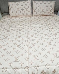 Acolchado estampado tamaño Queen (2.40x2.40) + 2 fundas de almohada de regalo - comprar online