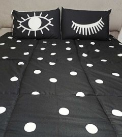 Acolchado estampado tamaño King (3x3) + 2 fundas de almohada de regalo - comprar online