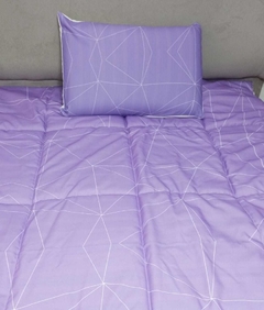 Acolchado estampado tamaño Twin PLUS (1.80x2.40) + 1 funda de almohada de regalo en internet