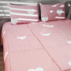 Acolchado estampado tamaño Twin PLUS (1.80x2.40) + 1 funda de almohada de regalo en internet