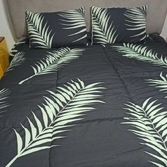 Acolchado estampado tamaño King (3x3) + 2 fundas de almohada de regalo - Liebre Creaciones