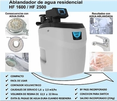 Ablandador de Agua Elektrim HF 2500 Alta dureza - tienda online