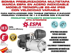 Envío con normalidad Bomba Presurizadora Espa Tecnoplus 25 4vf Velocidad Variable - comprar online