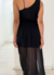 Vestido Preto Tule Trafaluc Zara - comprar online