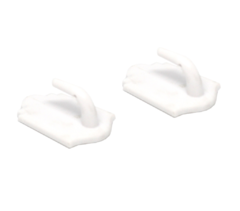 PERCHA CUADRADA AUTOADHESIVA X 2 PCS - comprar online