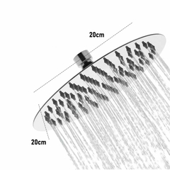 LLUVIA DUCHA ACERO REDONDA 20 X 20 en internet