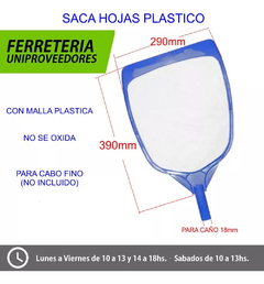 SACA HOJAS TEJIDO PLASTICO P/PILETA en internet