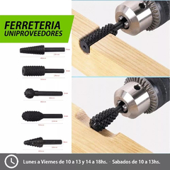 SET X5 MECHAS FRESADORAS PARA MADERA TALLADORA PARA TALADRO en internet