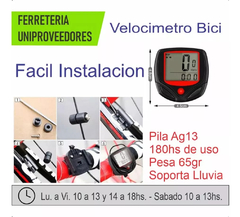 VELOCIMETRO BICICLETA CUENTA KM CICLOCOMPUTADORA - comprar online