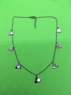 Choker Elementos Geométricos Aço Inox - loja online