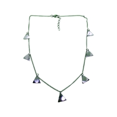 Choker Elementos Geométricos Aço Inox - comprar online