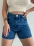 Shorts Jeans Retrô Escuro