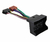 CHICOTE COM CONECTOR ISO PEUGEOT / CITROEN / AUDI / BMW / VW / T-CROSS MODELO PCD