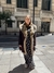 Fox & Suede Lace coat - comprar online