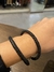 Leather weaved bracelet / Pulsera de cuero trenzada - comprar online