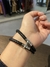 Leather weaved bracelet / Pulsera de cuero trenzada en internet