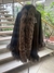 Greyish Brown cashmere & fox groenland cape - comprar online