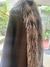 Greyish Brown cashmere & fox groenland cape en internet