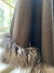 Greyish Brown cashmere & fox groenland cape