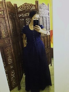 Vestido longo bordado em laise geométrico festa - comprar online