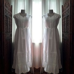 vestido branco laise lese réveillon festa artesanal - Belíssima Moda Criativa Artesanal