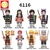 Mini Figuras Blocos de Montar Demon Slayer