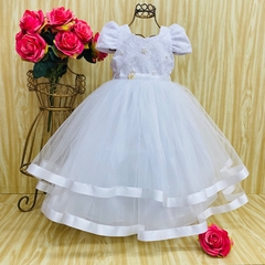 Vestido de festa infantil Kate. (longo)