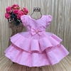 vestido de festa infantil rosa