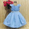 Vestido de festa infantil Anne azul
