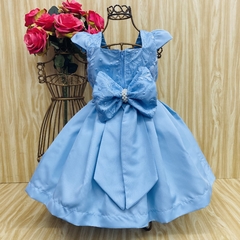 Vestido de festa infantil Anne azul na internet