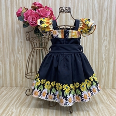 Vestido infantil Girassol - comprar online