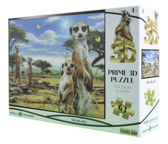 Puzzle 3 D 63 piezas MEERKATS( suricatas) - comprar online