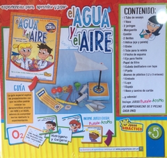 Juego de ciencia El agua y el aire  - comprar online