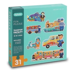 Puzzle 31 piezas Transportes (kylwin)