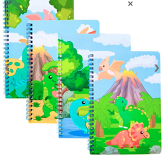 Cuaderno A5 Dino tapa blanda