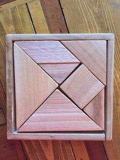 Tangram de madera liso 7