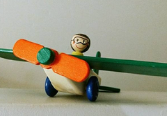 Avión con personaje