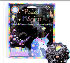 Papel mágico unicornio