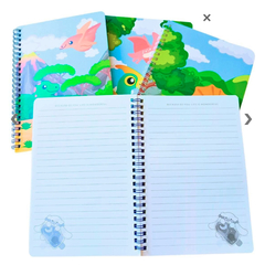 Cuaderno A5 Dino tapa blanda - comprar online