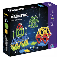 Let’s play MAGNETIC (bloques magnéticos) 71 piezas