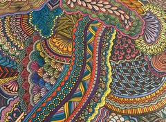 Lámina mural para pintar ZENTANGLE en internet