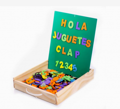 Imantados Letras Caja de Madera - comprar online